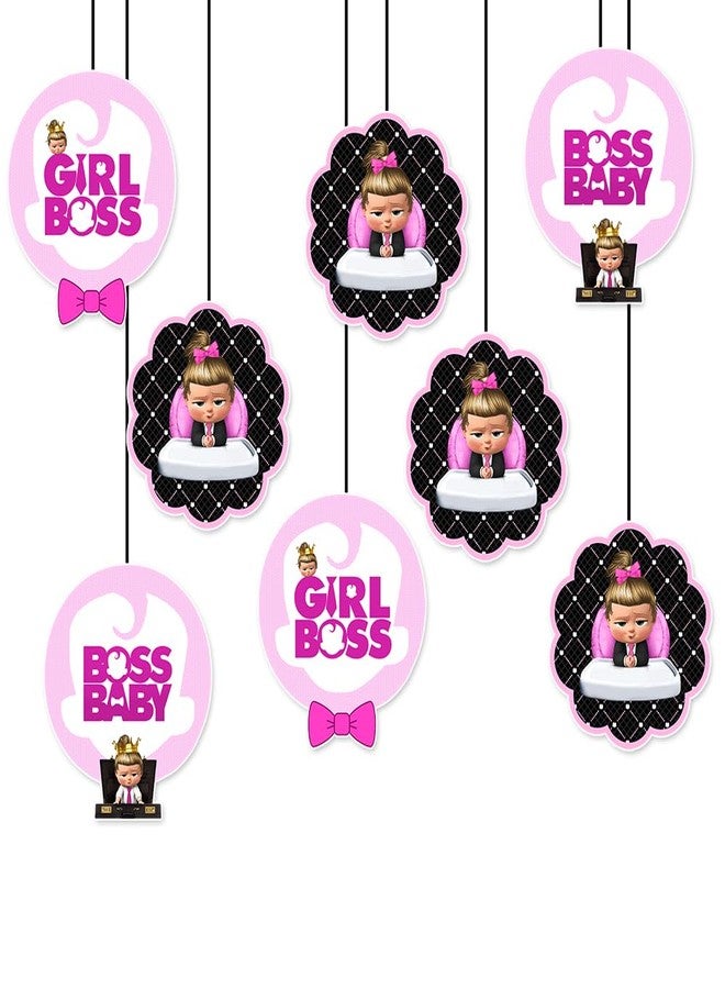 Suruchi Strokes Boss Baby Girl Birthday Decorations Theme Party Items | Decoration Hanging for Baby Birthday Party - Image 1